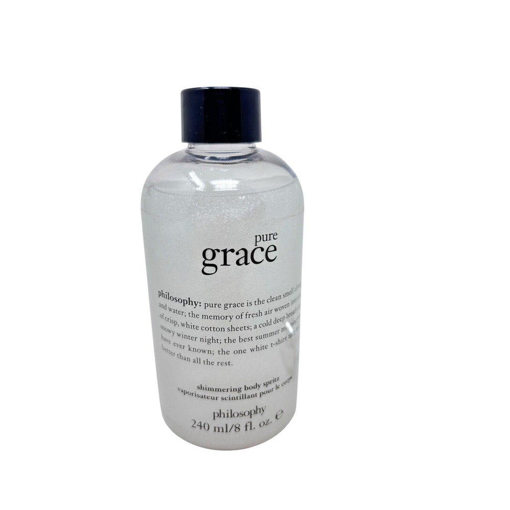 New Philosophy Pure Grace Shimmering Body Spritz 8oz Fragrance Mist Discontinued